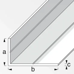 MyTool Winkel 15,5 x 27,5 mm 2,5m ungleichschenklig weiß