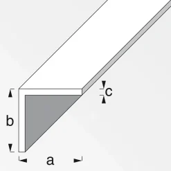 MyTool Winkel 10 x 10 x 1 mm 2m silber-eloxiert