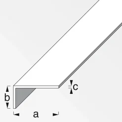 MyTool Winkel 20 x 10 x 1,5 mm 1m weiß