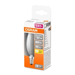 Osram LED-Leuchtmittel E14 warmweiß 60W matt A++