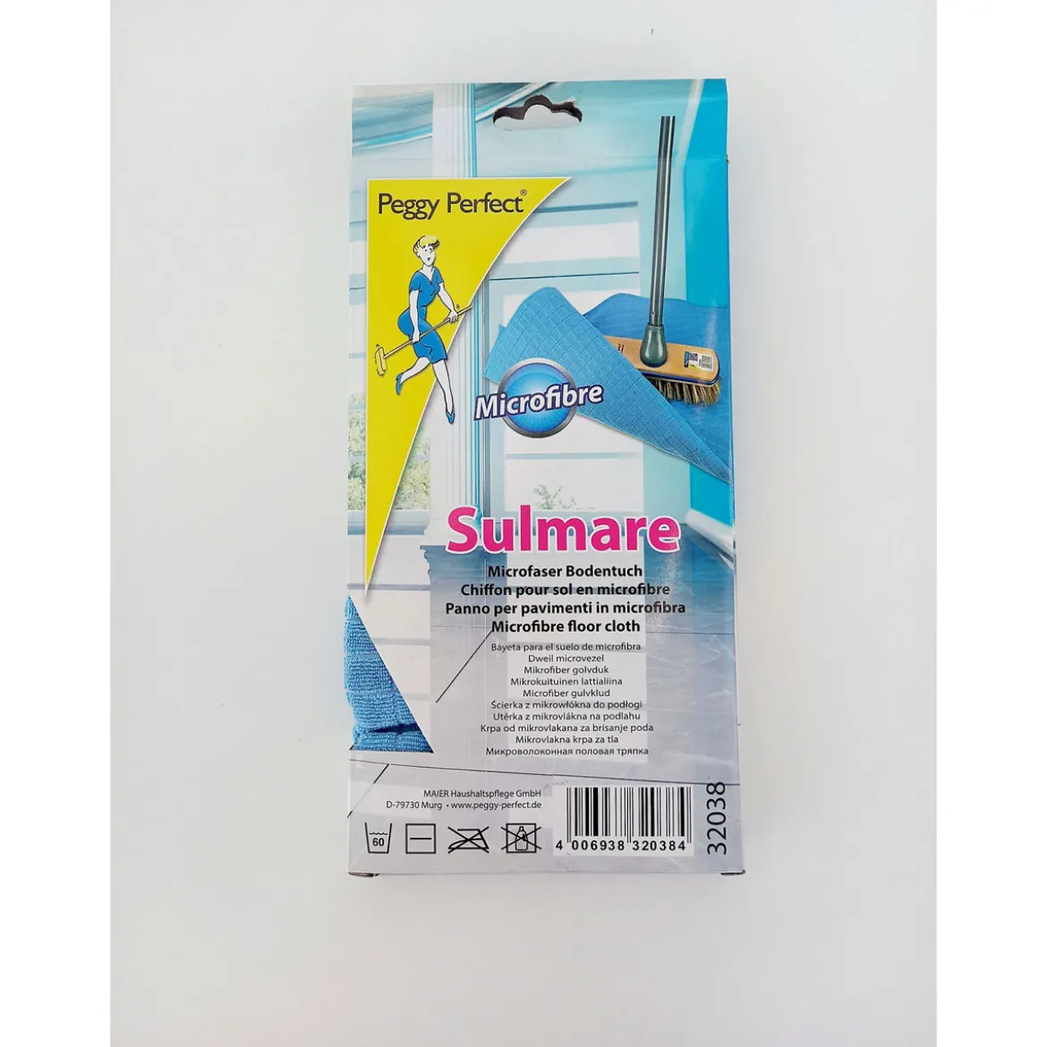 Peggy-Perfect Mikrofaser Bodentuch Sulmare blau