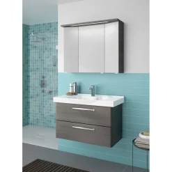 Pelipal LED-Spiegelschrank Trentino grau