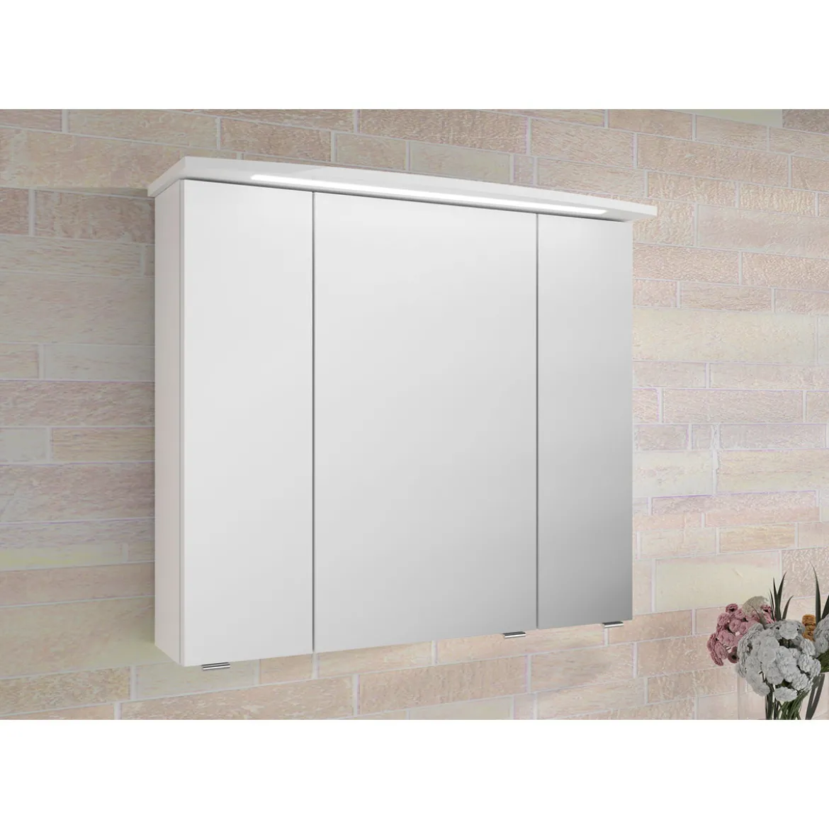 Pelipal Mineralmarmor-Waschtisch Trentino weiß 50 x 77 x 1,5 cm