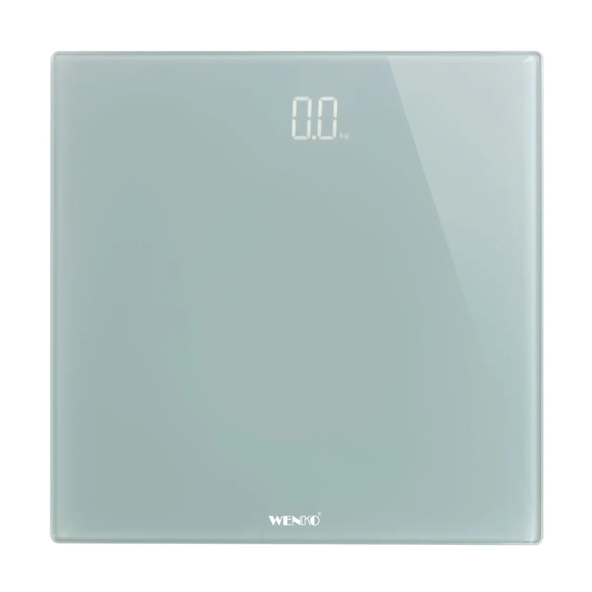 Personenwaage LED 30x30cm grau