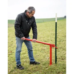 Pfahl-Zieher T-Post rot