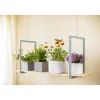 Pflanztopf Cube Color Komplettset 14 cm weiß