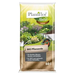 Plantiflor BIO Pflanzerde torffrei 60 L