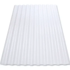 PVC Wellplatte Sinus transparent 120x80 cm