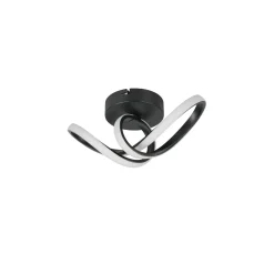 Reality LED Deckenleuchte RUSA schwarz