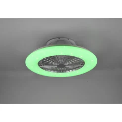 Reality LED-Deckenleuchte Stralsund mit Ventilator weiß