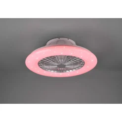 Reality LED-Deckenleuchte Stralsund mit Ventilator weiß