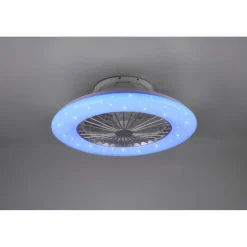 Reality LED-Deckenleuchte Stralsund mit Ventilator weiß