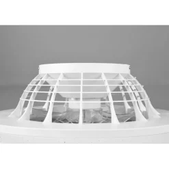 Reality LED-Deckenleuchte Stralsund mit Ventilator weiß