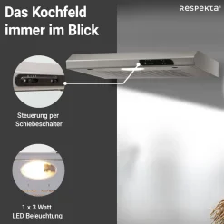 respekta Dunstabzugshaube DH640IXL inox