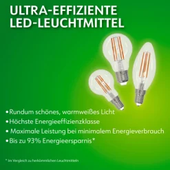 Retro LED Kerze EEK A E14E14 40W 470lm 2700K