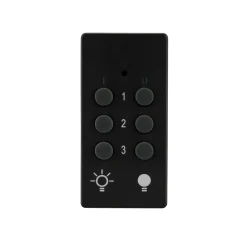 REV Ritter Funkschalt-Set außen IP44 Standard mit Fernbedienung 2+1 schwarz