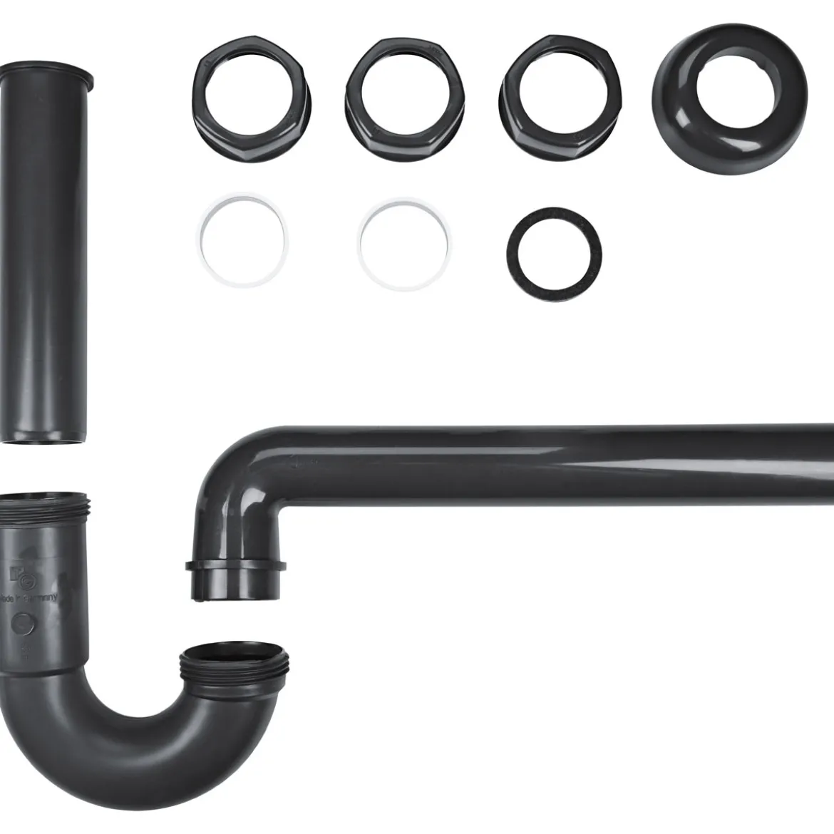 Rezyklatsiphon 1 1/4" Kunststoff
