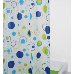 RidderDuschvorhang Kreise Folie 180 x 200 cm