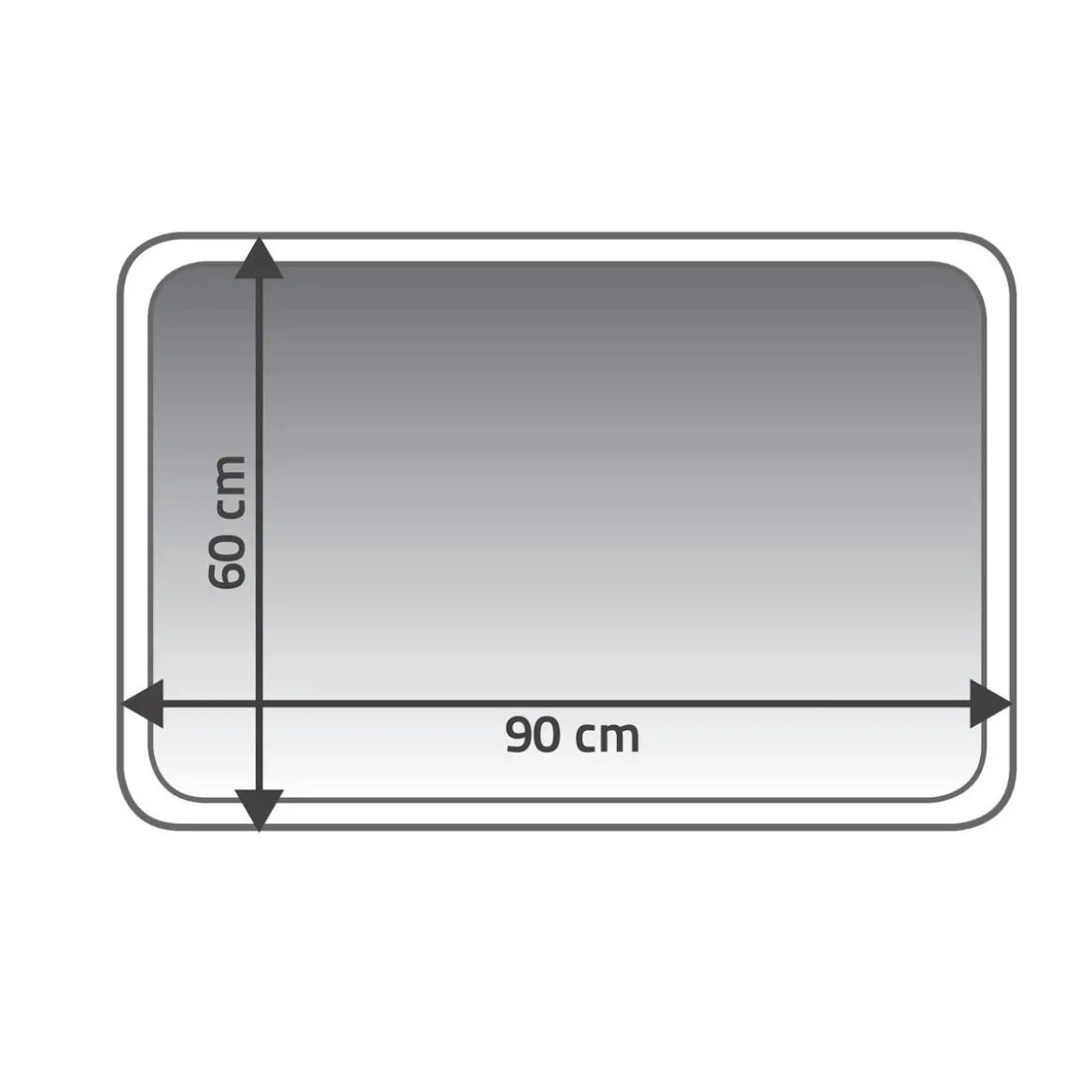 RidderTeppich Carl 60 x 90 cm grün Polyester