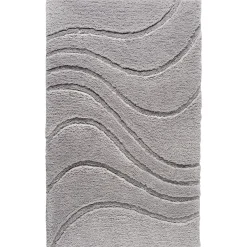 RidderTeppich La Ola 60 x 90 cm grau Polyester