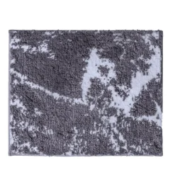 RidderTeppich Marmor 55 x 50 cm grau-weiß Polyester-Microfaser
