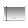 RidderTeppich Stadion 55 x 85 cm hellblau Polyester-Microfaser