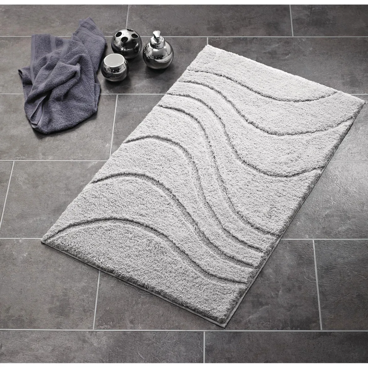 RidderVorleger Coins 55 x 50 cm La Ola weiß Polyester
