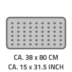 RidderWanneneinlage Lido 38 x 80 cm schwarz