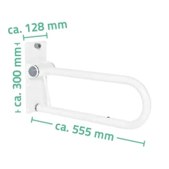 RidderWC-Aufstehbügel 55,5 cm klappbar weiß