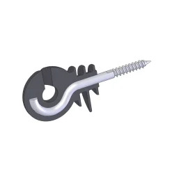 Ringisolator kompakt Durchmesser 5,3 mm schwarz 25 Stück