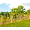 Rollzaun Natur 90x500 cm, Staketen 90 cmhoch, 500 cm lang