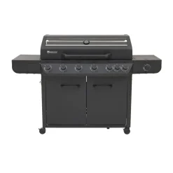Rothmann Gasgrillwagen Vulcano 6 Turbo Plus Black Edition