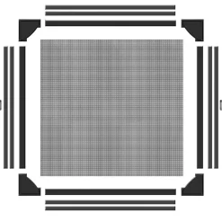 Schellenberg Insektenschutz-Magnetrahmen 100 x 120 cm anthrazit