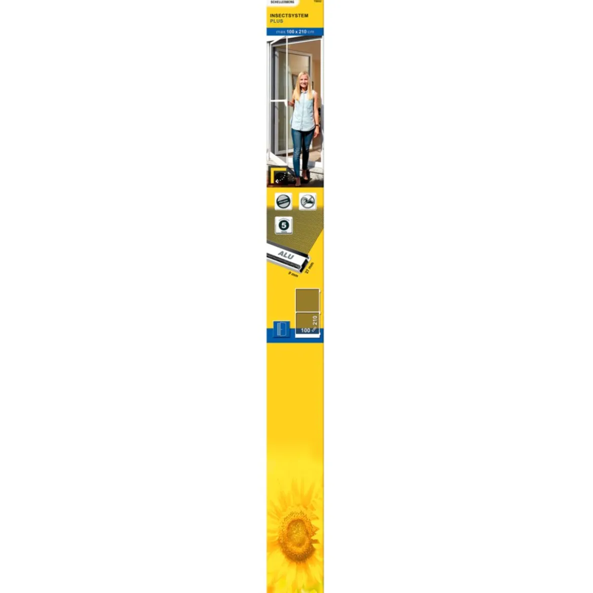Schellenberg Insektenschutztür Plus 100 x 210 cm weiß