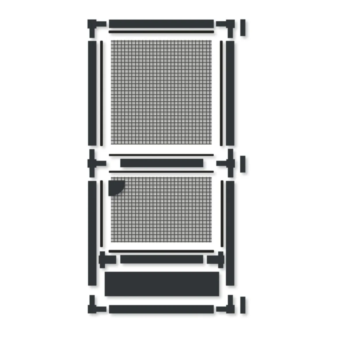 Schellenberg Insektenschutztür Plus 100 x 210 cm anthrazit