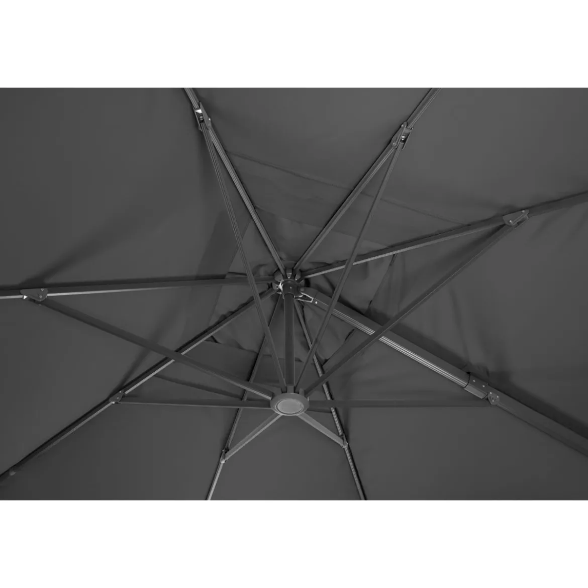 Schirm Rhodos Grande 400x300cm anthrazit