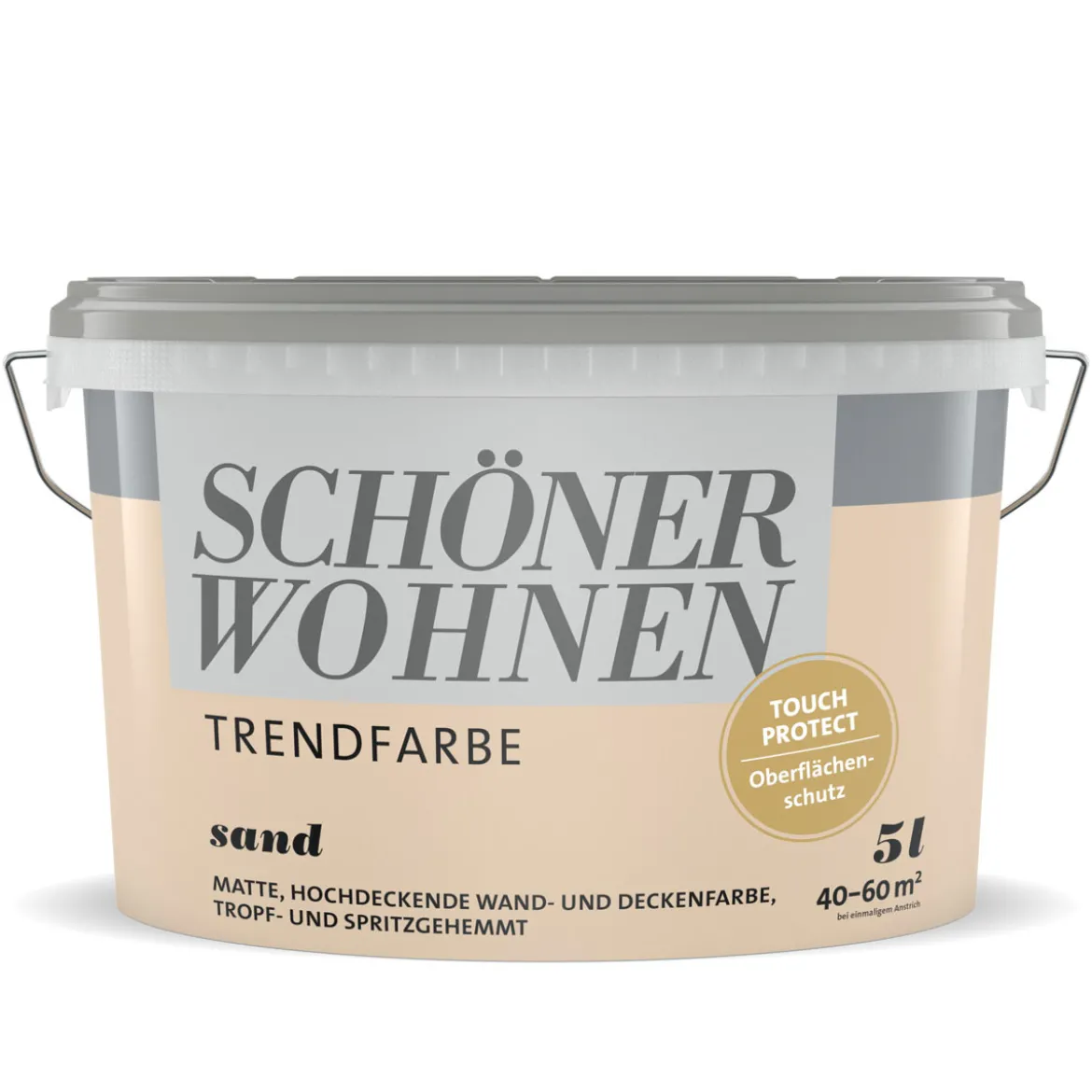 Schöner Wohnen FarbeWandfarbe Trendfarbe sand 5 Liter