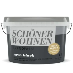 Schöner Wohnen FarbeWandfarbe Trendfarbe new black 1 Liter