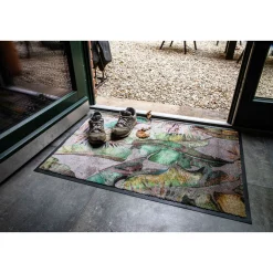 Schöner WohnenSchmutzfangmatte Miami 67x100 cm Jungle beige