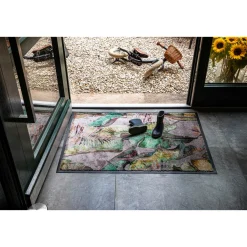 Schöner WohnenSchmutzfangmatte Miami 67x100 cm Jungle beige