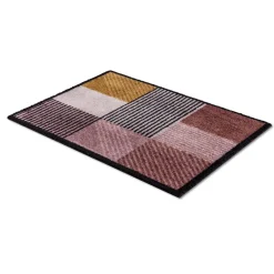 Schöner WohnenSchmutzfangmatte Manhattan 67x100 cm Geomix Kastanie-rose