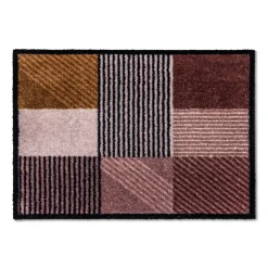 Schöner WohnenSchmutzfangmatte Manhattan 50x70 cm Geomix kastanie-rose