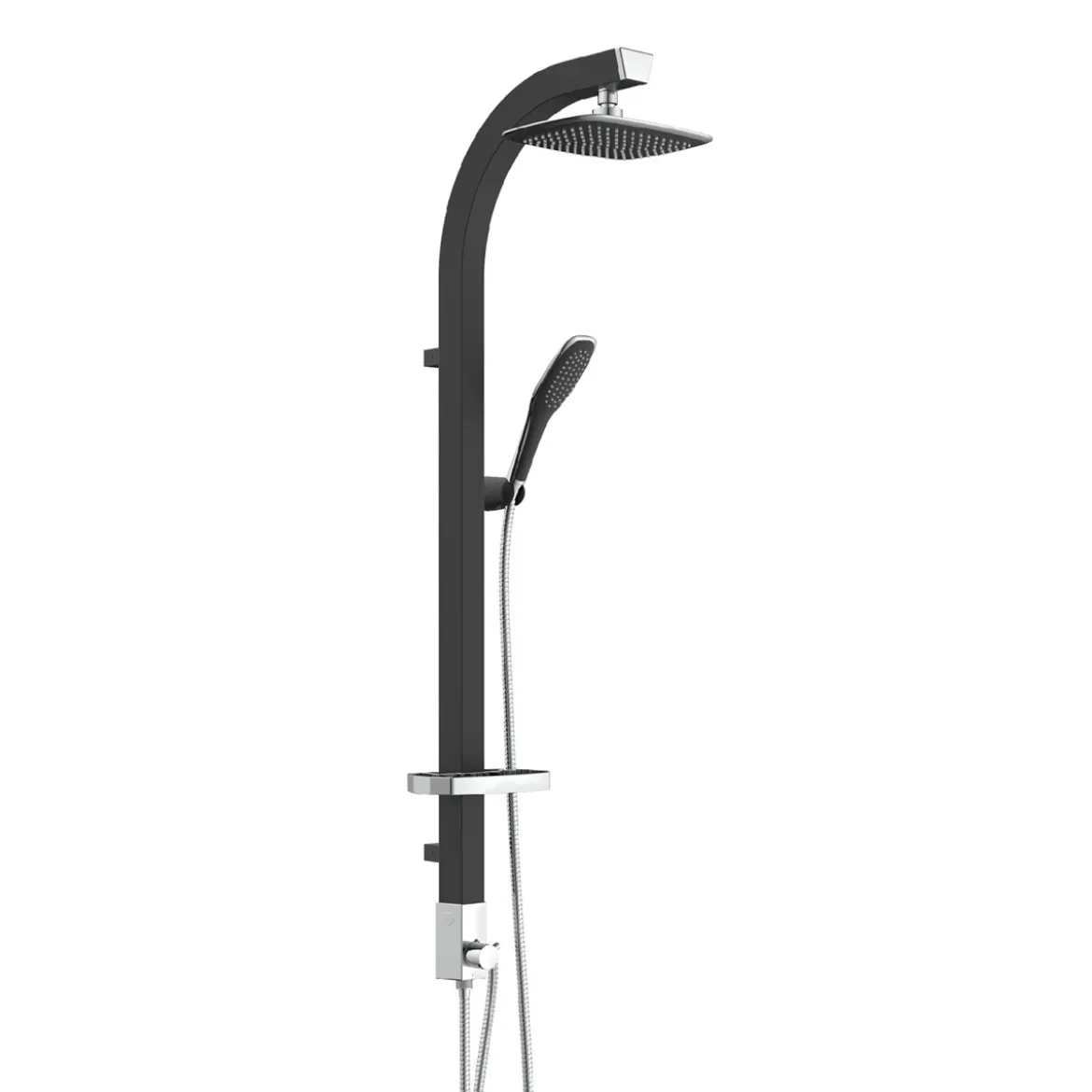 Schütte Überkopfbrause-Set Madagaskar schwarz
