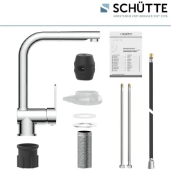 Schütte Spültischarmatur London chrom mit herausziehbarem Auslauf