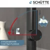 Schütte Spültischarmatur Miami schwarz matt Hochdruck ausziehbar