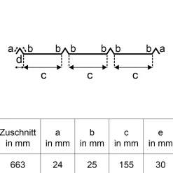 SDF Dach- und Fassadenblech 118 x 58,5 x 2 cm