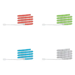 SimpLed COB Strip Set 1,5m RGB 12W230/12V DC weiss Metall