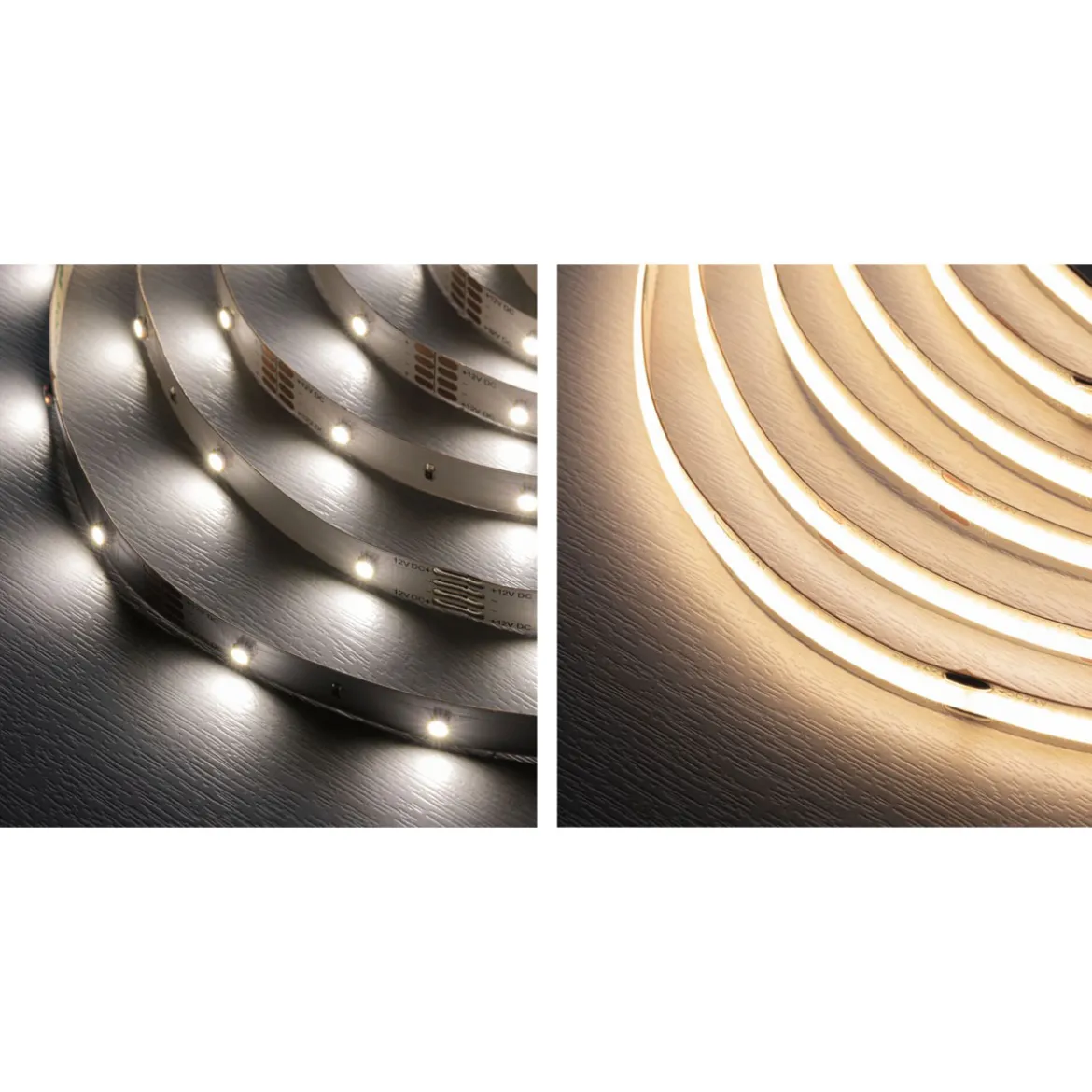 SimpLED COB Strip Set 1,5m warmweiss 7W230/12V DC weiss Metall