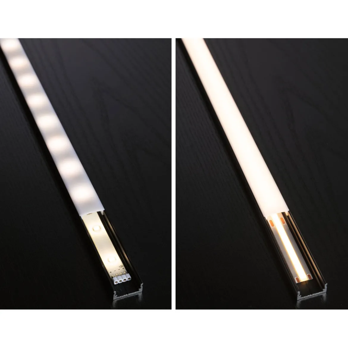 SimpLED COB Strip Set 1,5m warmweiss 7W230/12V DC weiss Metall