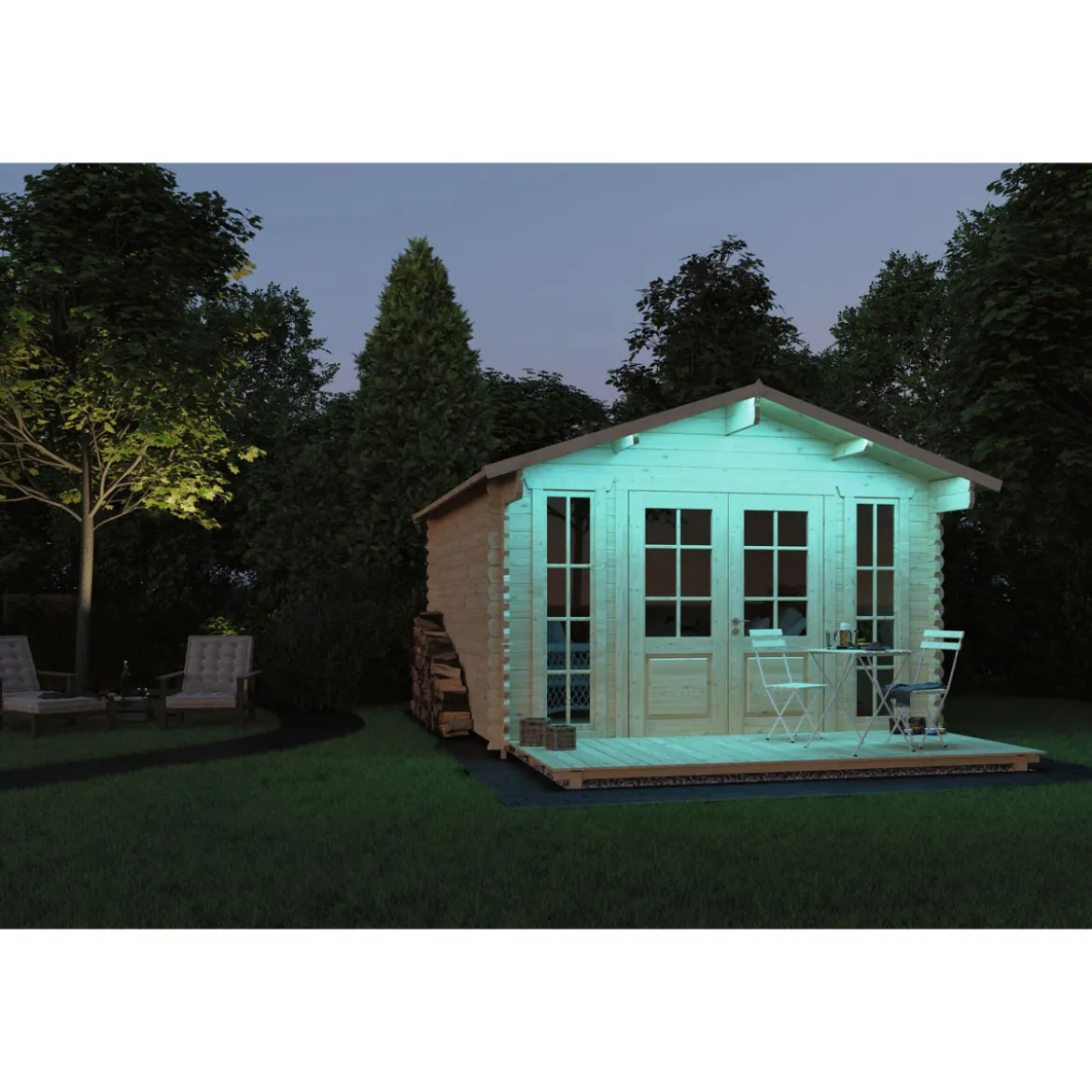 SimpLED Outdoor Stripe Set 5m RGB 13W230/24V DC Transparent Kst